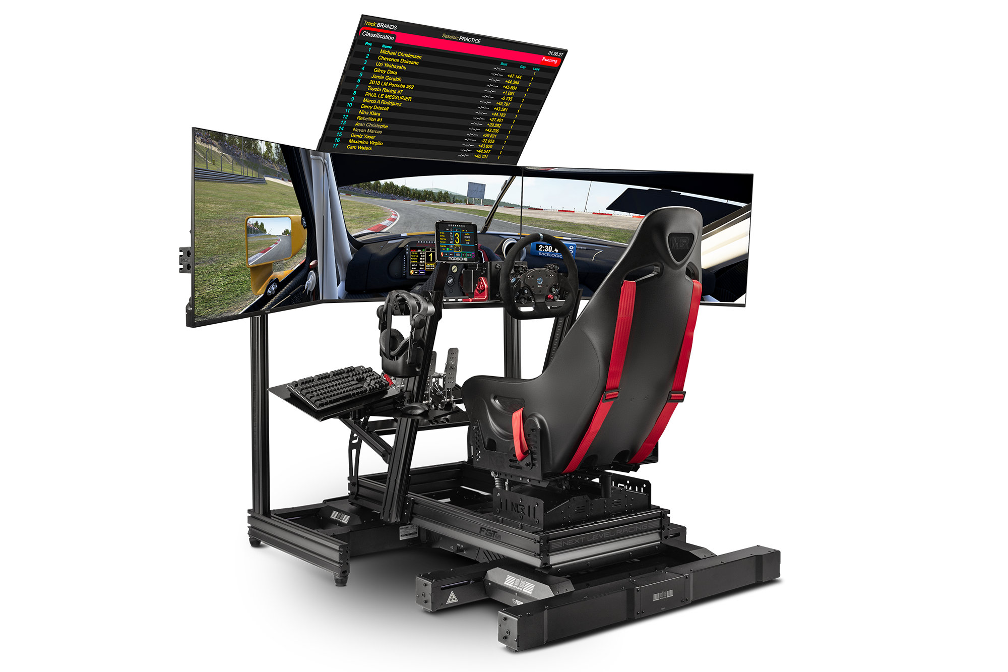 Elite Freestanding Overhead / Quad Monitor Stand Add-on Carbon