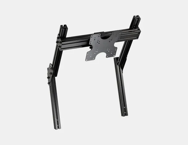 ELITE FREESTANDING OVERHEAD / QUAD MONITOR STAND ADD-ON- BLACK EDITION