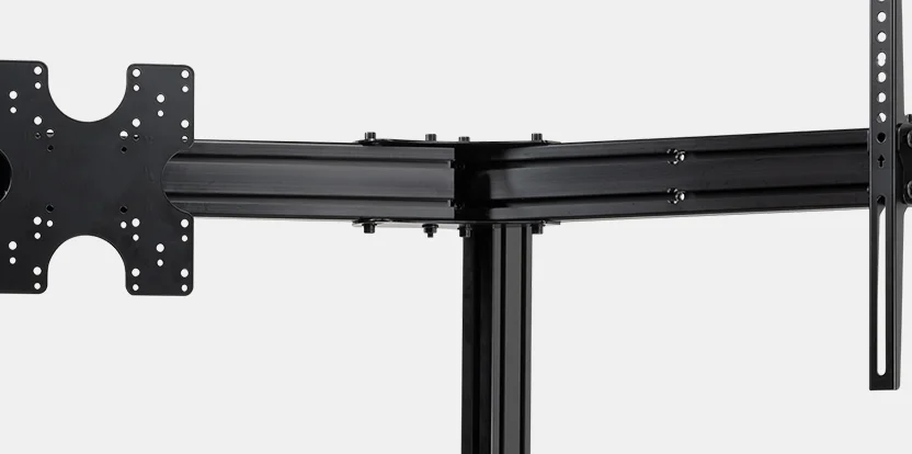 Elite Freestanding Triple Monitor Stand Add-on - Black Edition