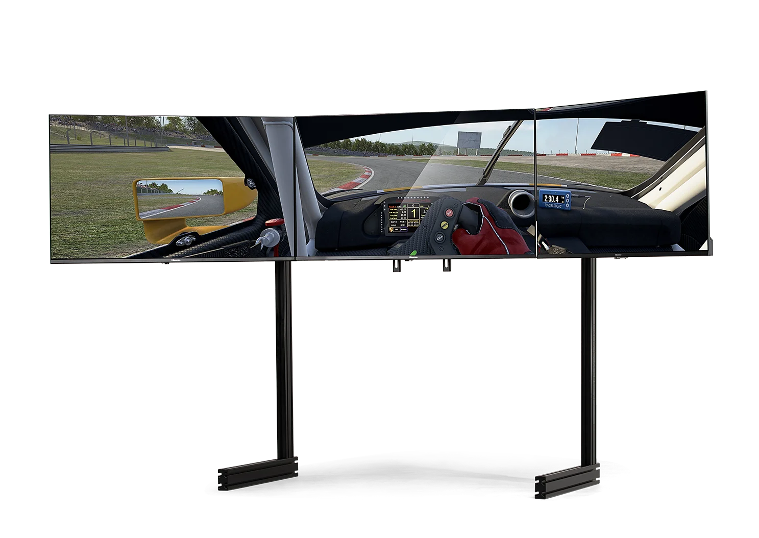 Elite Freestanding Triple Monitor Stand Add-on - Black Edition