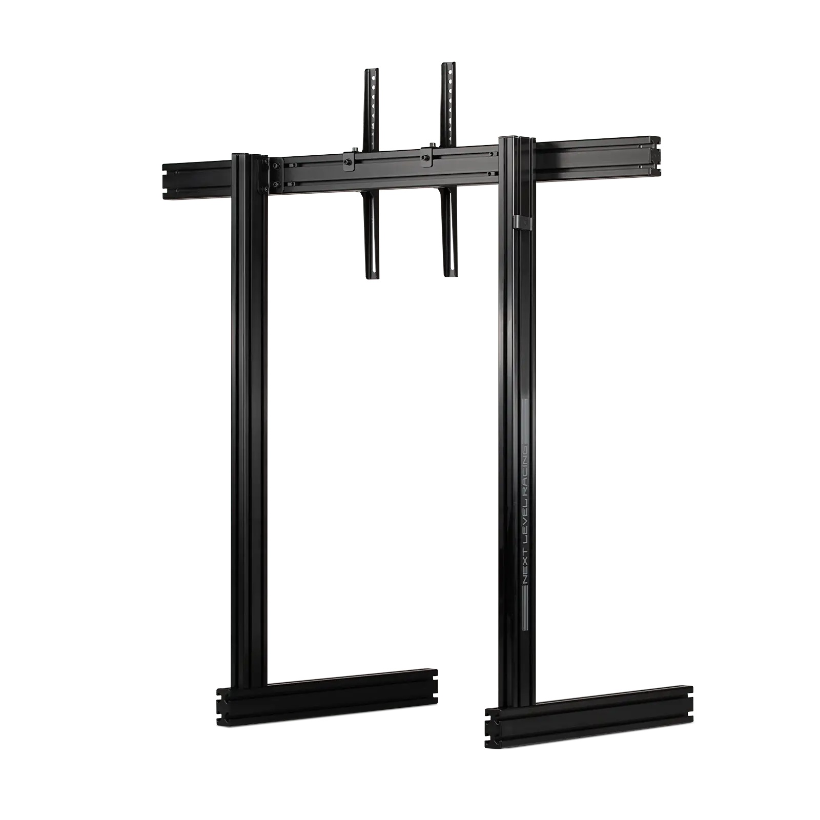 Elite Freestanding Single Monitor Stand- Black Edition: Enhance