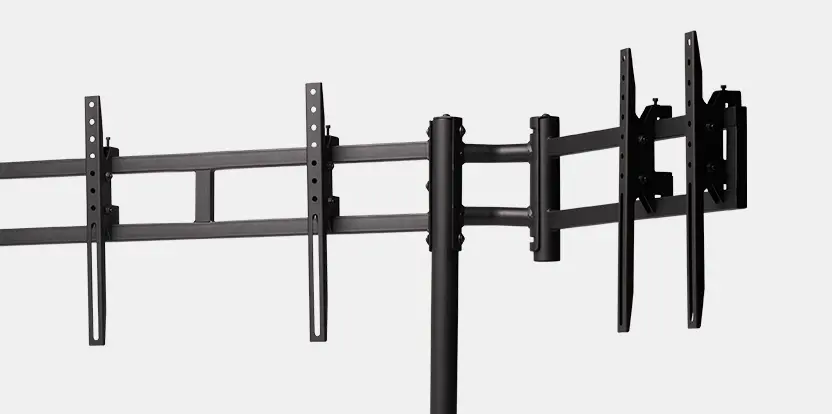 Next Level Racing トリプルモニタースタンド Round Tube Freestanding Triple Monitor Stand Review | Next Level