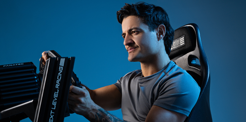 Next Level Racing ES1 Hypercool posición GT y fórmula